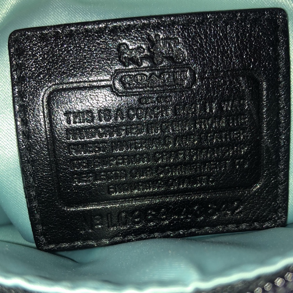 Coach black crossbody Kristin Signature Crossbody Black and Gray Fabric Coach - Picture 4 of 16